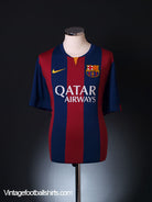 2014-15 Barcelona Home Shirt *Mint* XXL Football Shirt