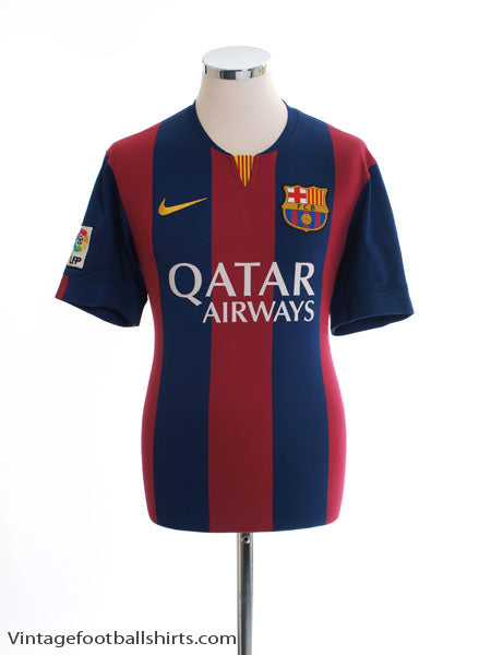 2014-15 Barcelona Home Shirt XL.Boys Football Shirt