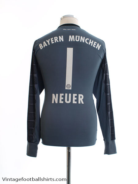 2014-15 Bayern Munich Goalkeeper Shirt Neuer #1 M Football Shirt