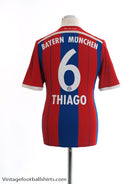 2014-15 Bayern Munich Home Shirt Thiago #6 S Football Shirt