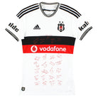 2014-15 Besiktas adidas 'Signed' Home Shirt S Football Shirt