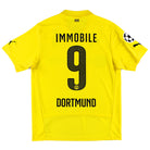 2014-15 Borussia Dortmund CL Home Shirt Immobile #9 *Mint* M Football Shirt