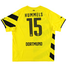 2014-15 Borussia Dortmund Home Shirt Hummels #15 XL Football Shirt