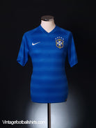 2014-15 Brazil Away Shirt S Football Shirt