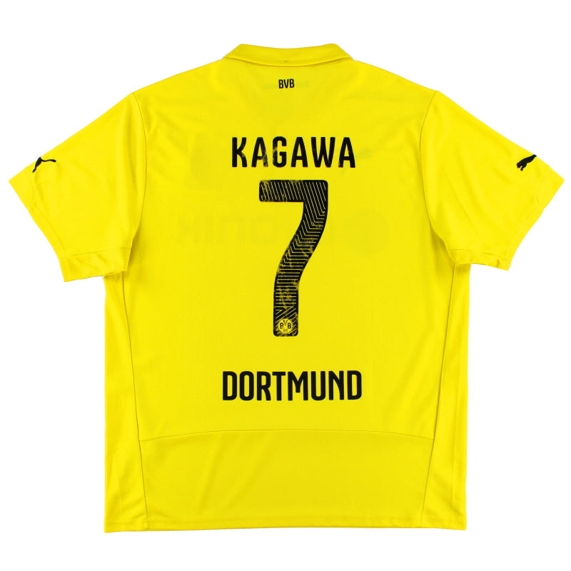 2014-15 Dortmund Champions League Shirt Kagawa #7 XL Football Shirt