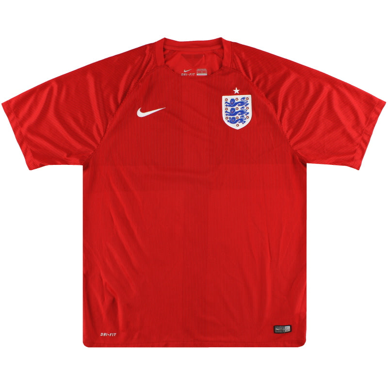 2014-15 England Nike Away Shirt L Football Shirt