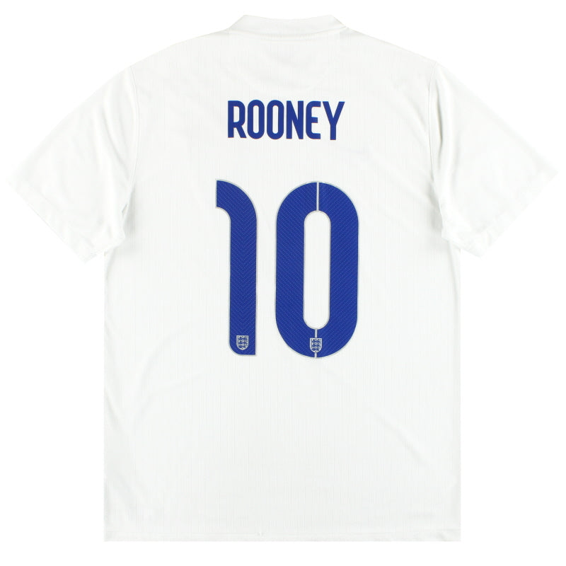 2014-15 England Nike Home Shirt Rooney #10 L Football Shirt