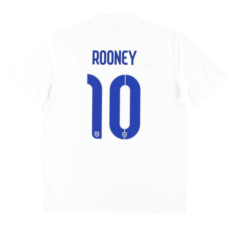 2014-15 England Nike Home Shirt Rooney #10 *w/tags* XL Football Shirt