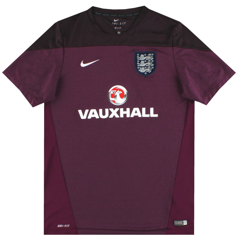 2014-15 England Nike Training Shirt L Training Shirt