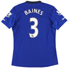 2014-15 Everton Umbro Home Shirt Baines #3 M Football Shirt