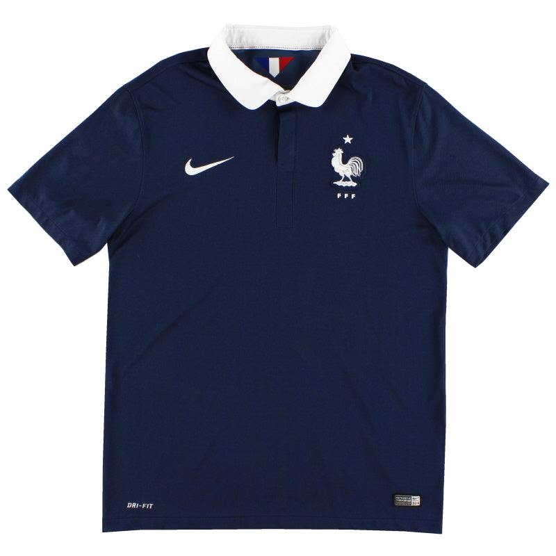 2014-15 France Home Shirt M Football Shirt