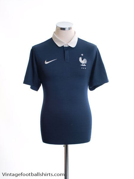 2014-15 France Home Shirt S Football Shirt