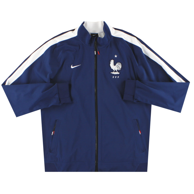 Nike FFF Vintage Jacket size S Nike FFF France Football Sweat Jacket Blue M \u2013 Peeces