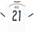 2014-15 Germany adidas Home Shirt Reus #21 S Football Shirt