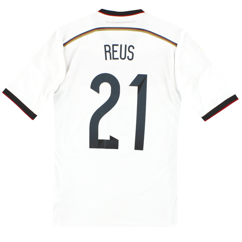 2014-15 Germany adidas Home Shirt Reus #21 S Football Shirt
