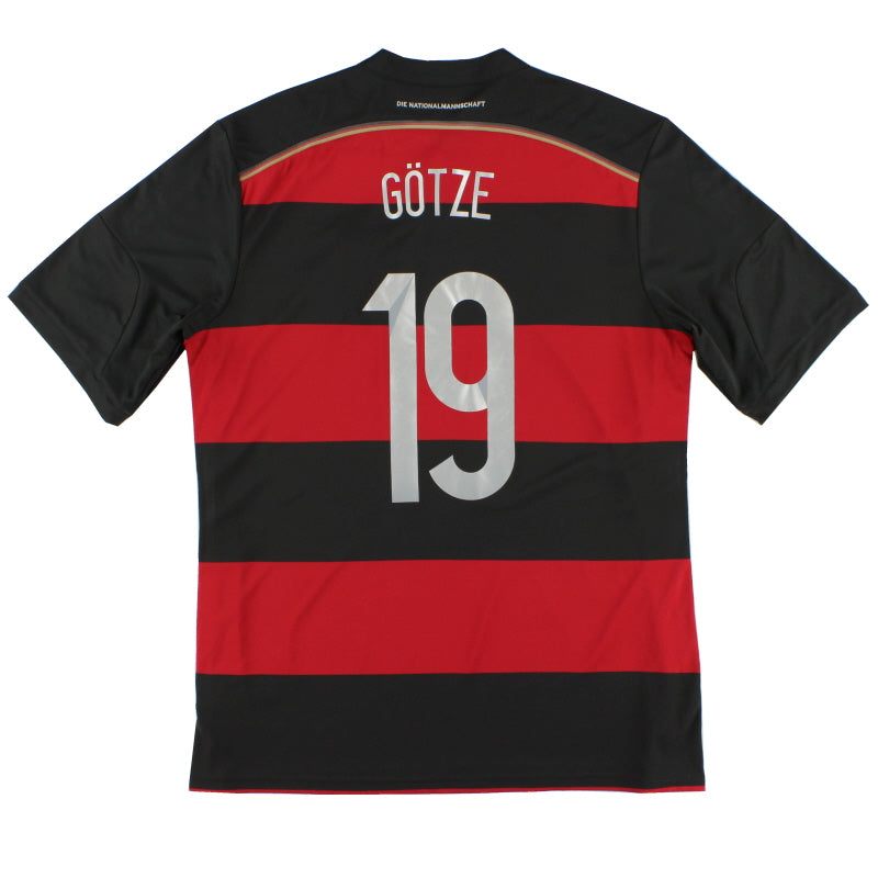 2014-15 Germany Away Shirt Gotze #19 *Mint* XL M35024 Vintage