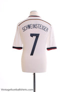 2014-15 Germany Home Shirt Schweinsteiger #7 *Mint* M Football Shirt