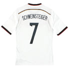 2014-15 Germany Home Shirt Schweinsteiger #7 M Football Shirt