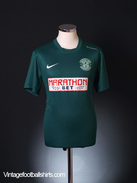 2014-15 Hibernian Home Shirt M Football Shirt