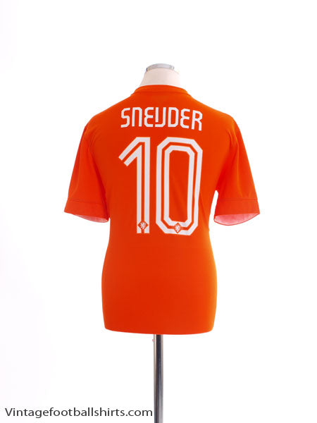 2014-15 Holland Home Shirt Sneijder #10 *Mint* M Football Shirt