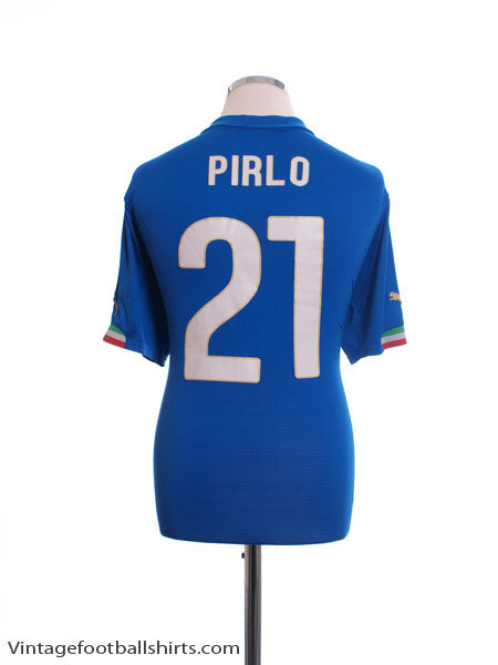 2014 15 Italy Home Shirt Pirlo #21 L