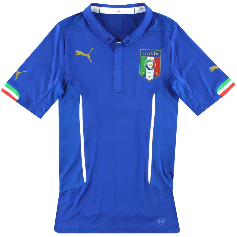 2014-15 Italy Puma Player Issue Home Shirt *As New* S Football Shirt