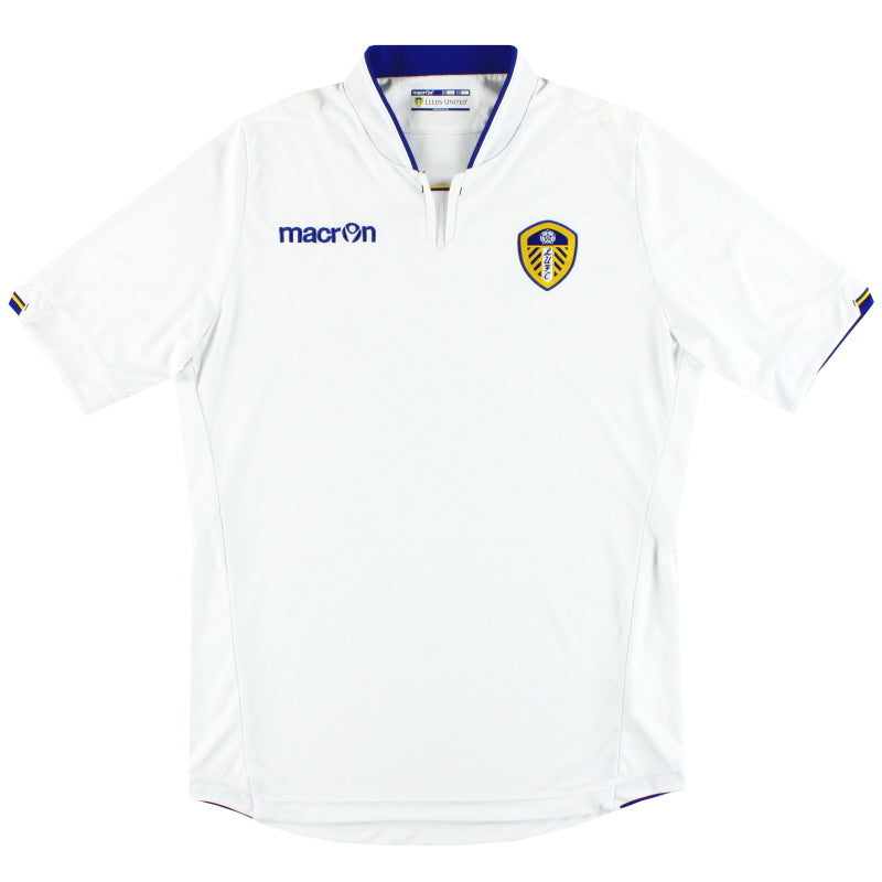 2014-15 Leeds Macron Home Shirt L Football Shirt