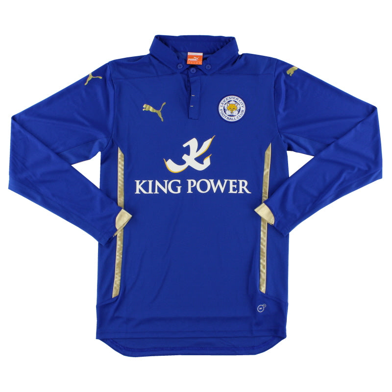 2014-15 Leicester Puma Home Shirt L/S S Football Shirt