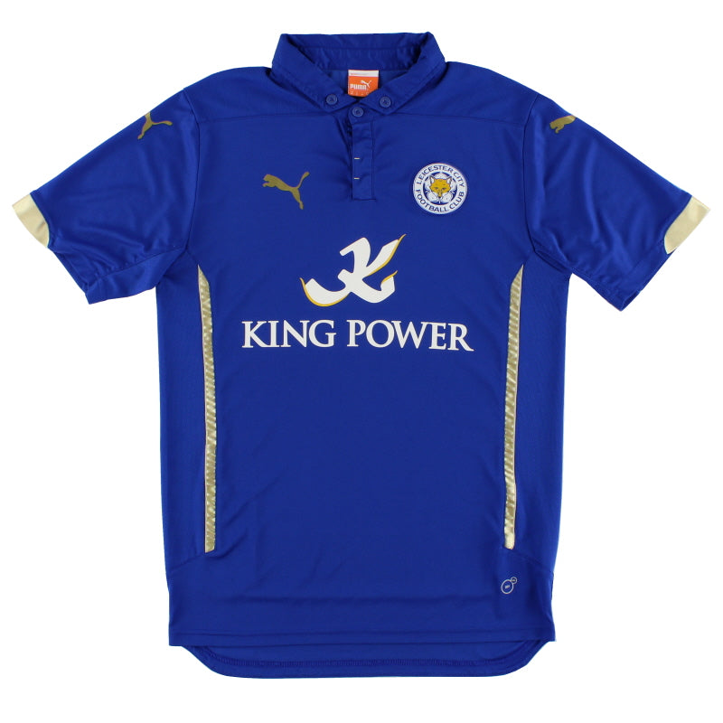 2014-15 Leicester Home Shirt M Football Shirt