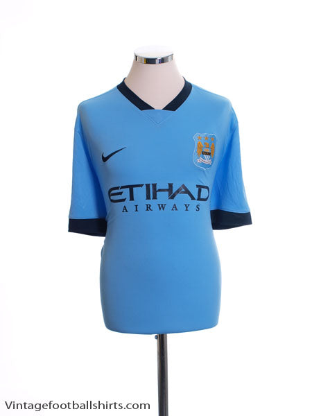 2014-15 Manchester City Home Shirt XL Football Shirt