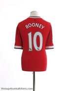 2014-15 Manchester United Home Shirt Rooney #10 XL Football Shirt