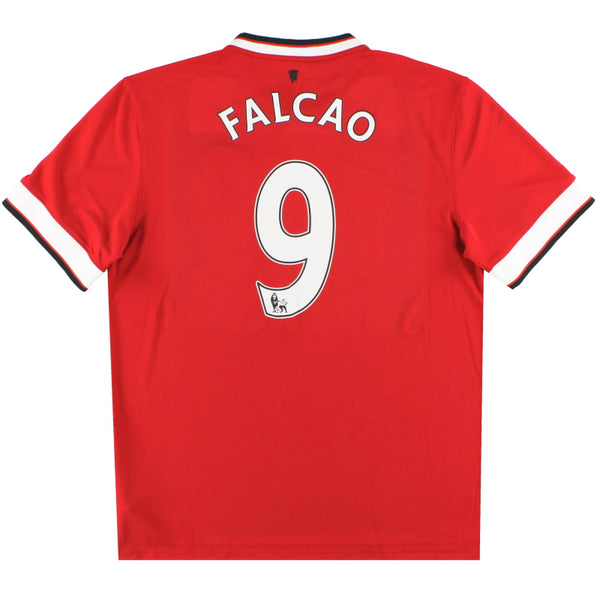 2014-15 Manchester United Nike Home Shirt Falcao #9 L 611031-624