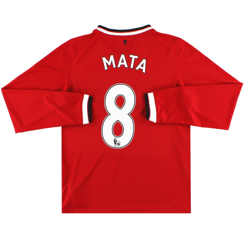 2014-15 Manchester United Nike Home Shirt Mata #8 *w/tags* XL.Boys Football Shirt