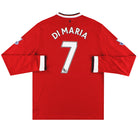 2014-15 Manchester United Nike Home Shirt L/S Di Maria #7 L Football Shirt