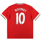 2014-15 Manchester United Nike Home Shirt Rooney #10 XL Football Shirt