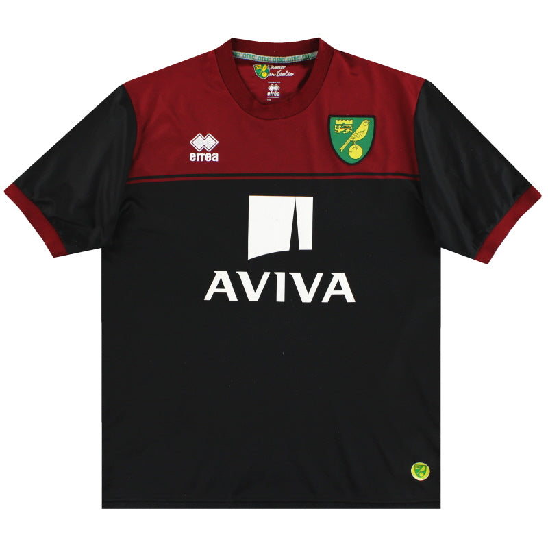 2014-15 Norwich City Errea Away Shirt XL Football Shirt