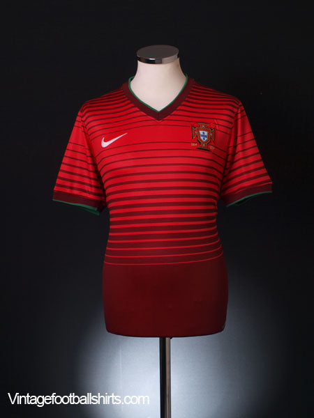 2014-15 Portugal Home Shirt *Mint* S Football Shirt