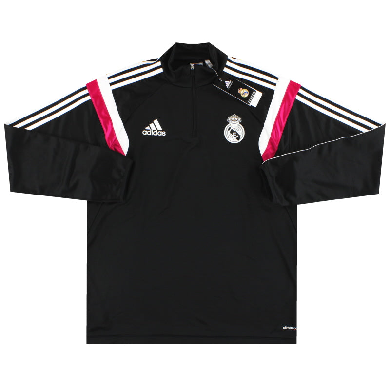 2014-15 Real Madrid adidas 1/4 Zip Training Jacket *w/tags* L Jacket