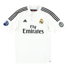 2014-15 Real Madrid adidas CL Home Shirt L Football Shirt