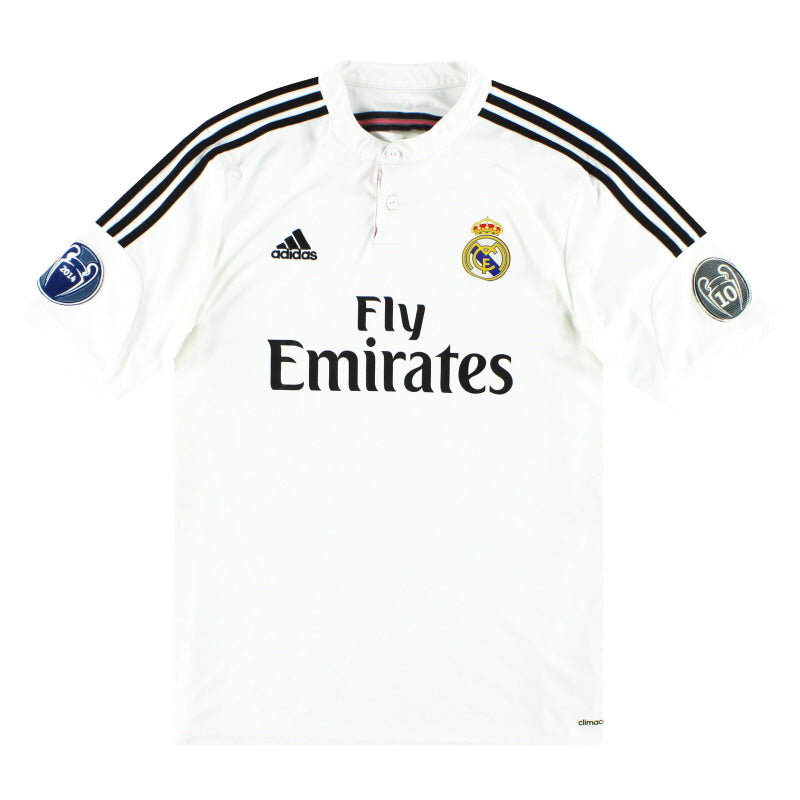 2014-15 Real Madrid adidas CL Home Shirt L Football Shirt