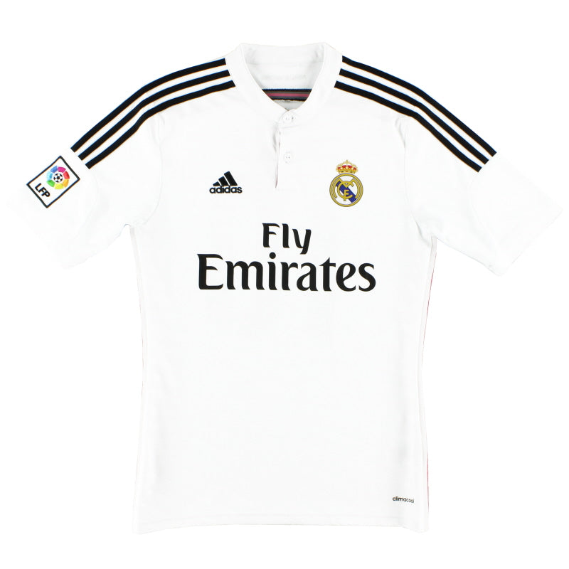 2014-15 Real Madrid adidas Home Shirt S Football Shirt