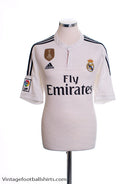 2014-15 Real Madrid Home Shirt *Mint* L Football Shirt