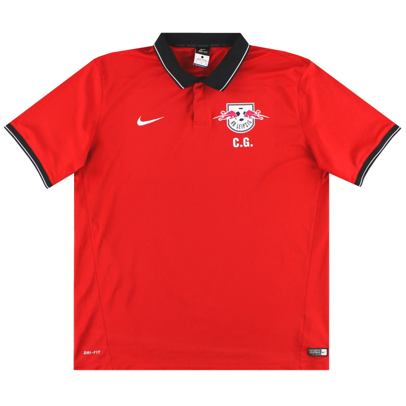 2014-15 Red Bull Leipzig Nike Player Issue Polo Shirt 'CG' XL  Polo Shirt