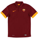 2014-15 Roma Home Shirt *Mint* S Football Shirt