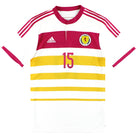2014-15 Scotland adidas Player Issue adizero Away Shirt #15 *As New* Football Shirt