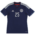 2014-15 Scotland adidas adizero Player Issue Home Shirt #25 *As New* M Football Shirt