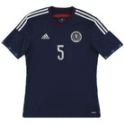 2014-15 Scotland adidas adizero Player Issue Home Shirt #5 *As New*  Football Shirt