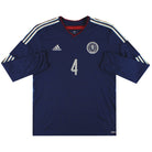 2014-15 Scotland adidas adizero Player Issue Home Shirt L/S #4 *As New* XL Football Shirt