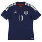 2014-15 Scotland adidas adizero Player Issue Home Shirt #10 L Football Shirt