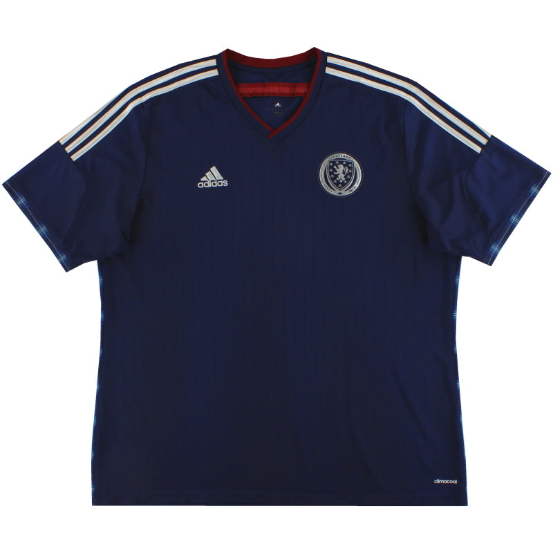 2014-15 Scotland adidas Home Shirt XXL Football Shirt